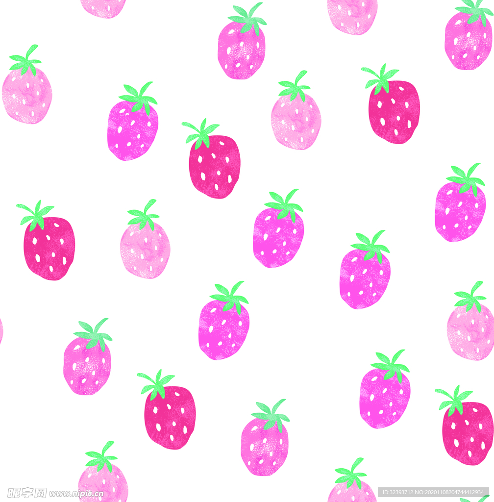 手绘草莓