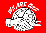 WE ARE ONE手地球素材