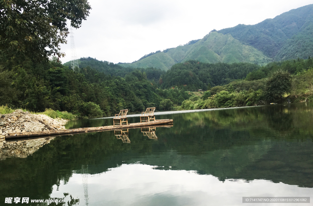 婺源  竹筏 观光 旅游