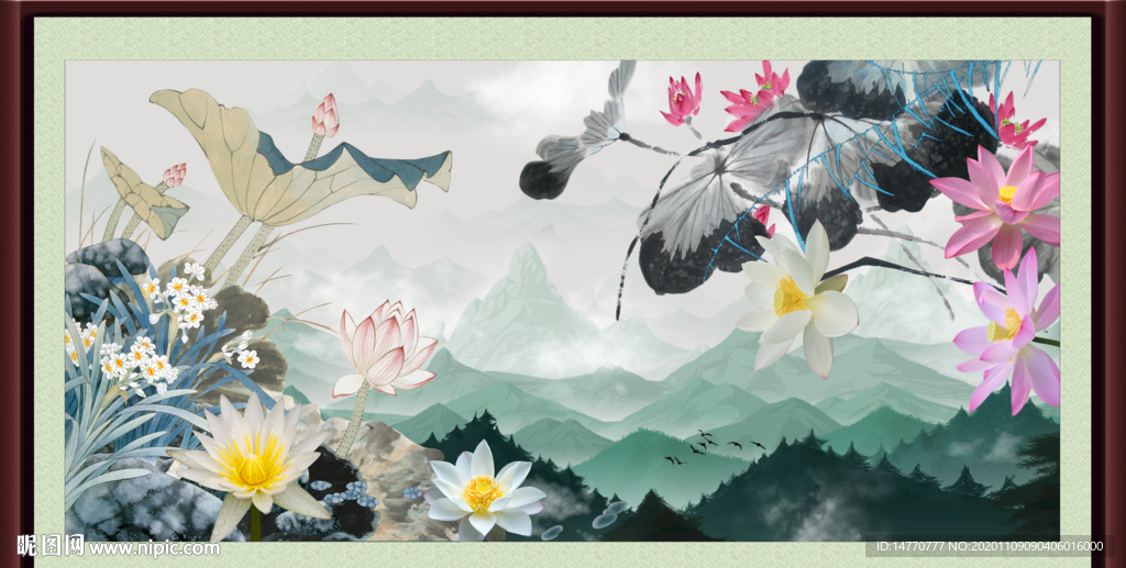 荷花图