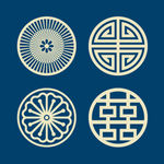 中国风花纹