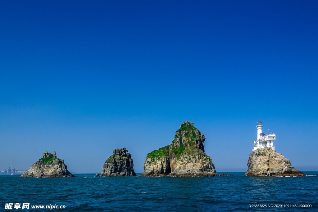 韩国釜山 釜山风景 海岸风景