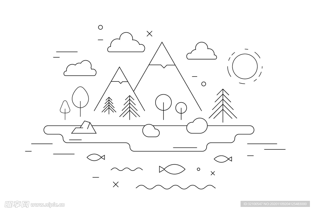 ·山水