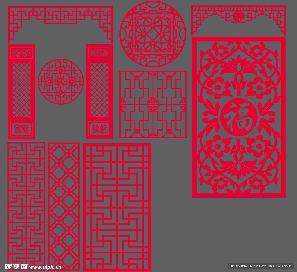 古代窗框