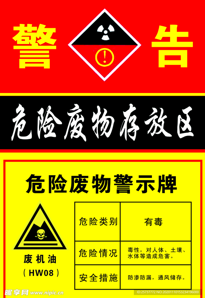危险废物存放区