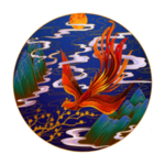 国潮凤凰插画