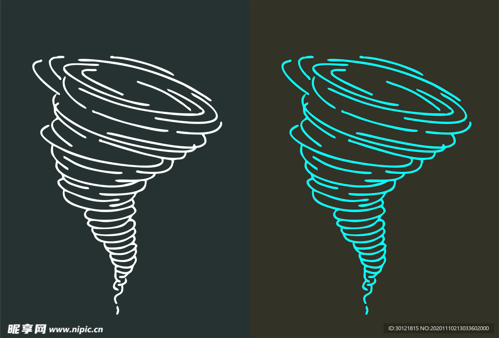 旋风矢量图