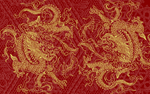 龙纹复古金色插画背景素材