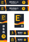 停车场导视牌 导视牌 停车场
