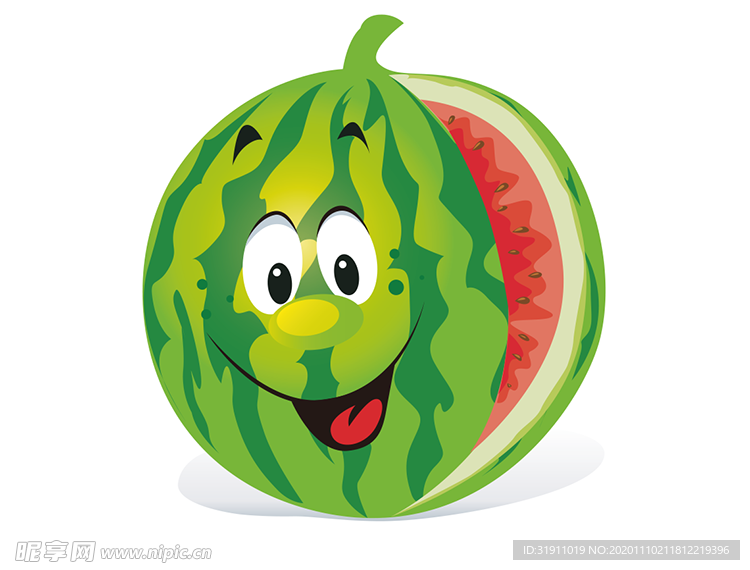卡通西瓜