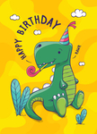 儿童生日恐龙素材