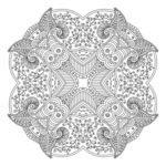 黑白古典花纹
