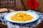 鸡头米炒虾仁玉米