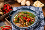 辣椒炒小鱼干