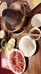 涮新鲜羊肉卷