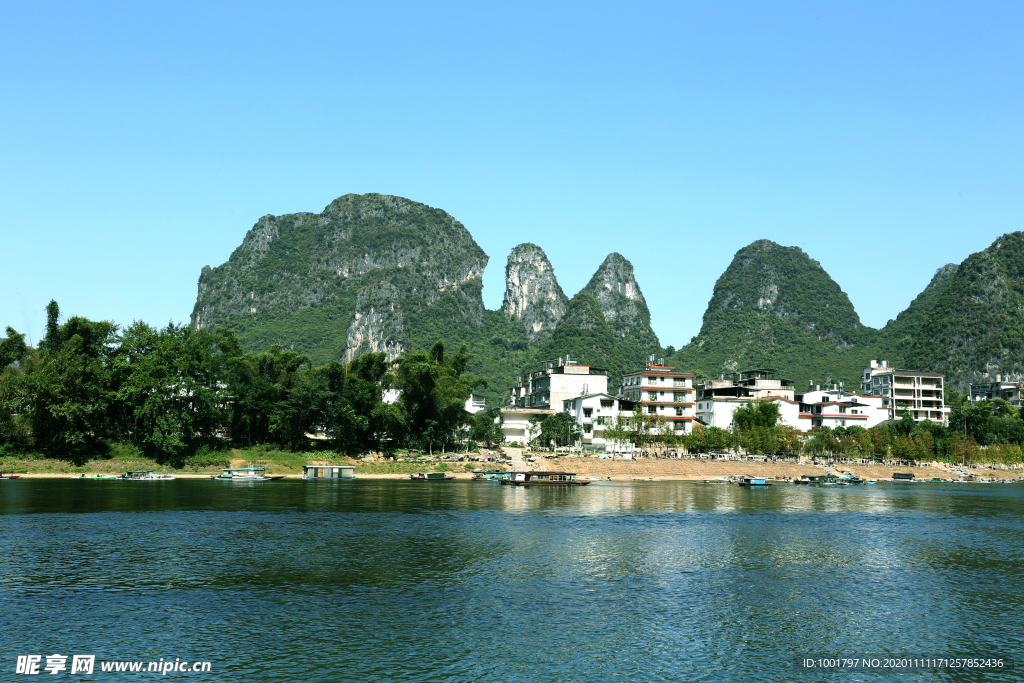 桂林山水兴坪风光