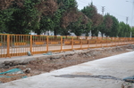 市政排水改造工地护栏工地现场