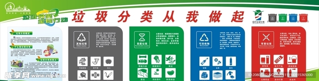 垃圾分类 从我做起