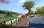 乡村旅游滨河栈道