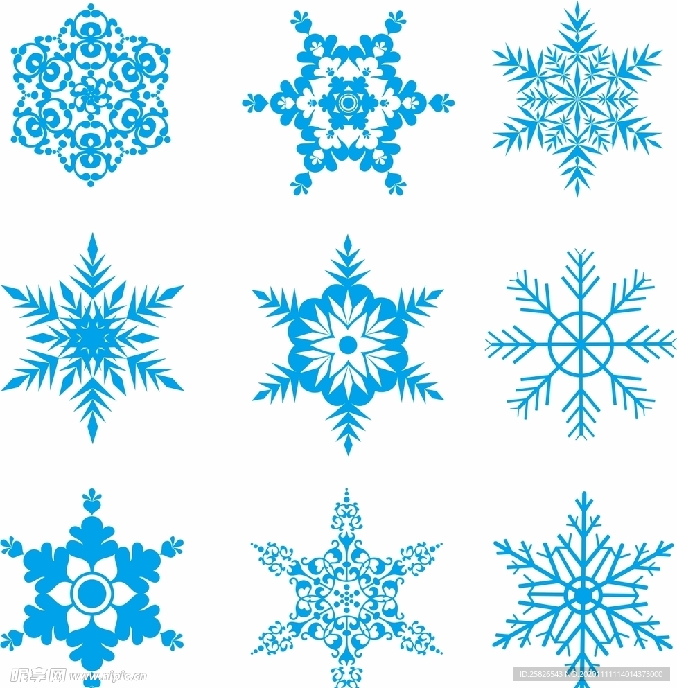 矢量雪花