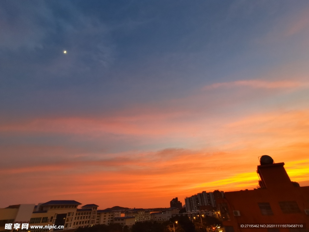 晚霞 夕阳 彩霞 风景