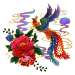 国潮凤凰插画