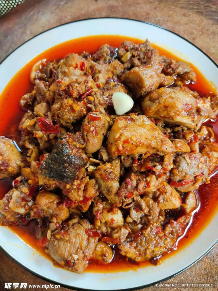 云南沾益辣子鸡 黄焖鸡  美食
