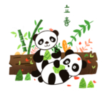卡通熊猫