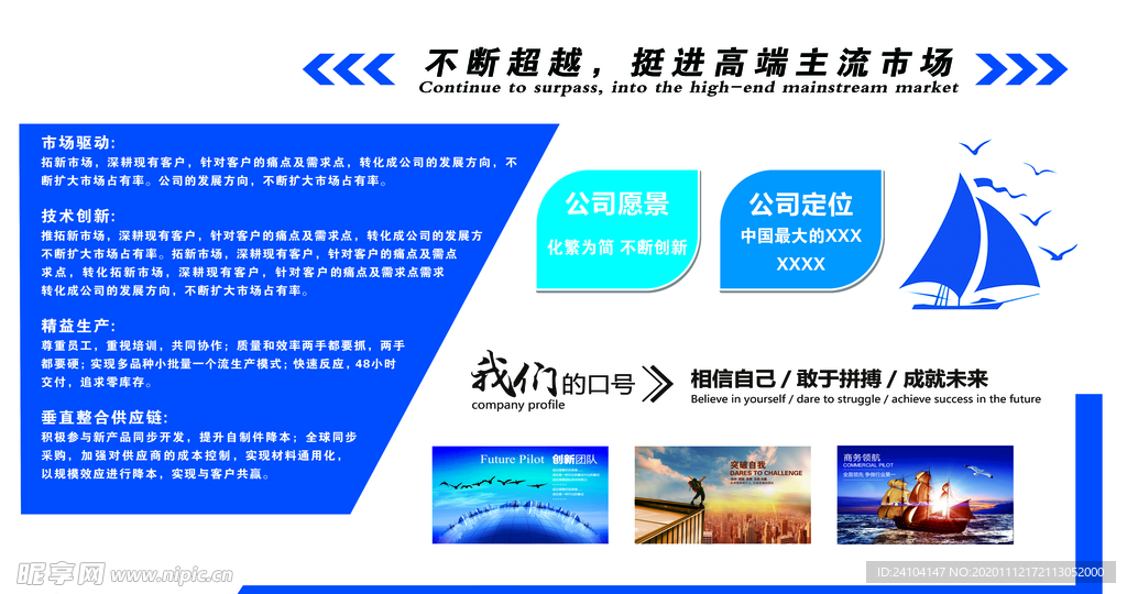 形象墙 公司愿景 企业文化