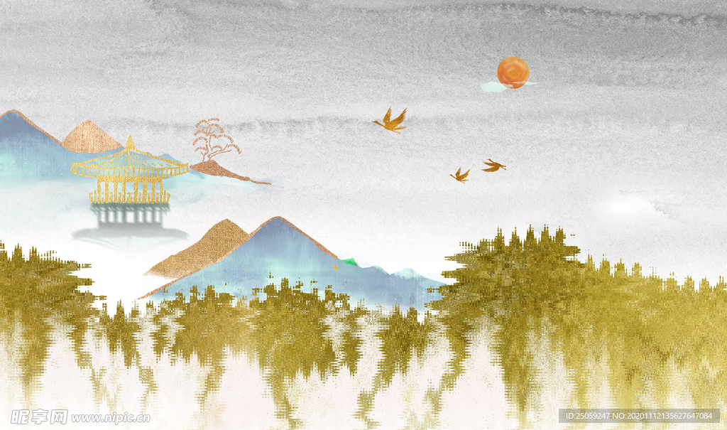 中国风背景墙