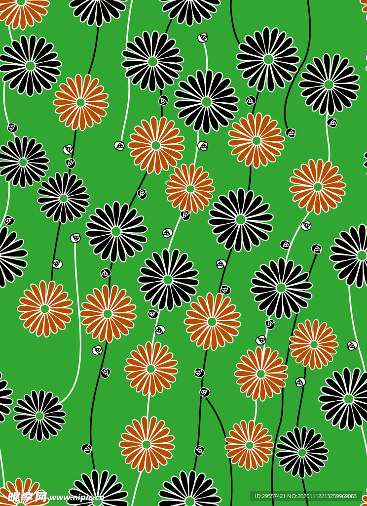 手绘花