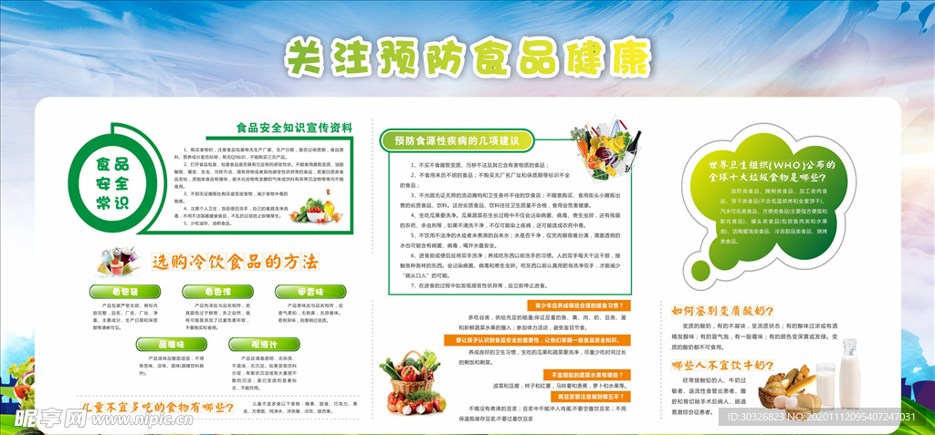 食品安全展板