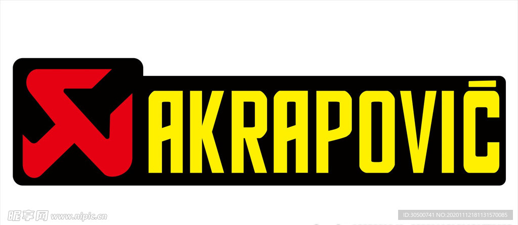 车贴 AKRAPOVIC