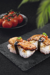 日式寿司美食食材背景海报素材