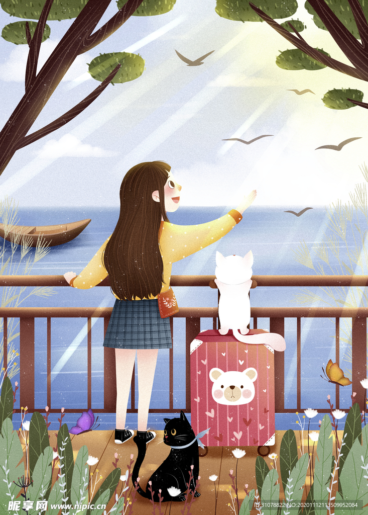 创意卡通插画配图