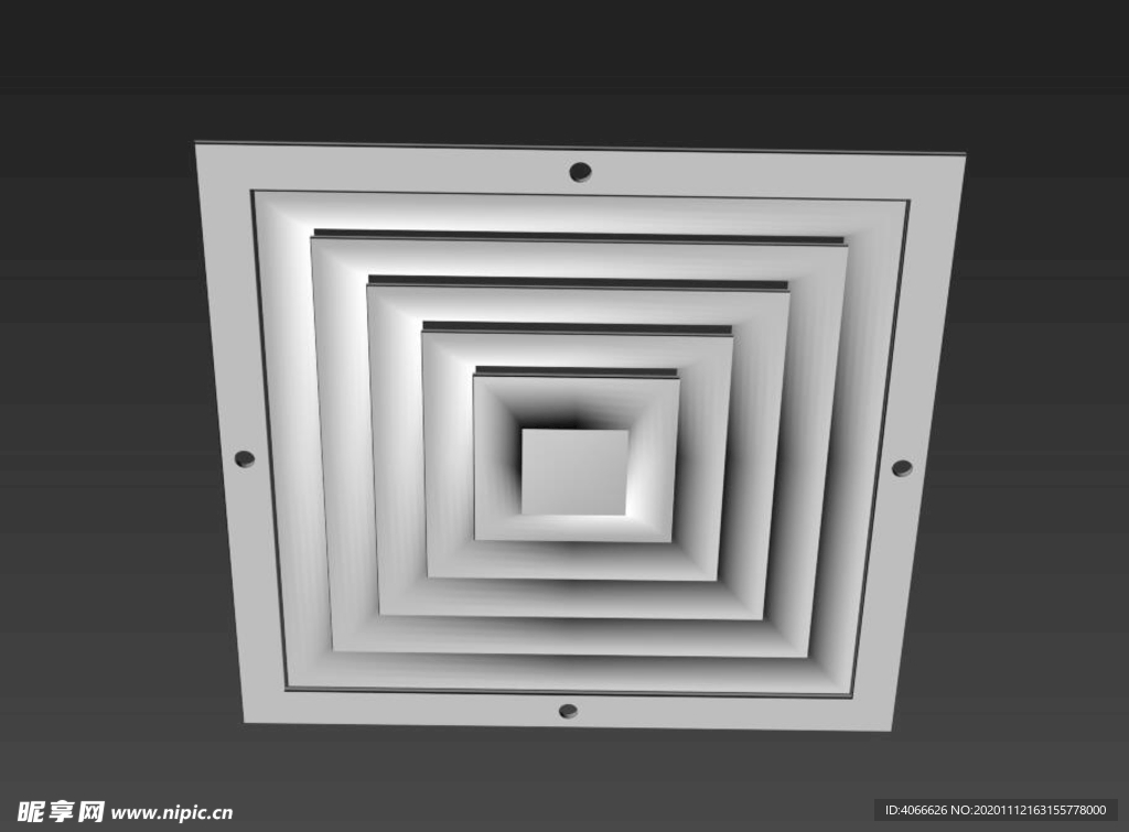 排风口3d模型
