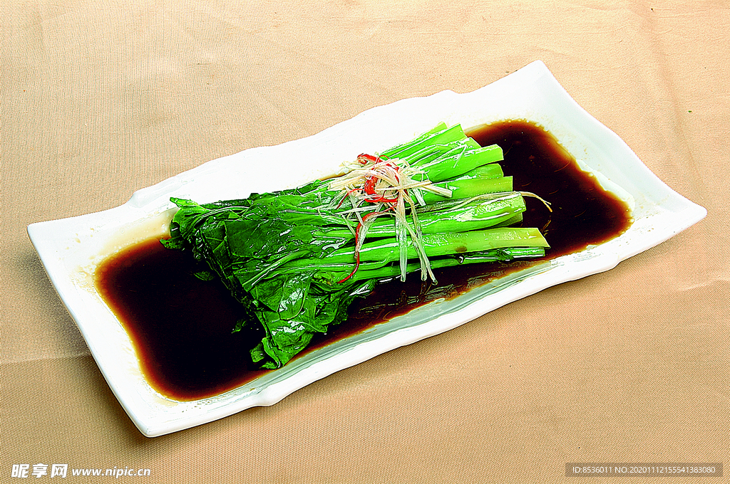 家常菜白灼芥兰