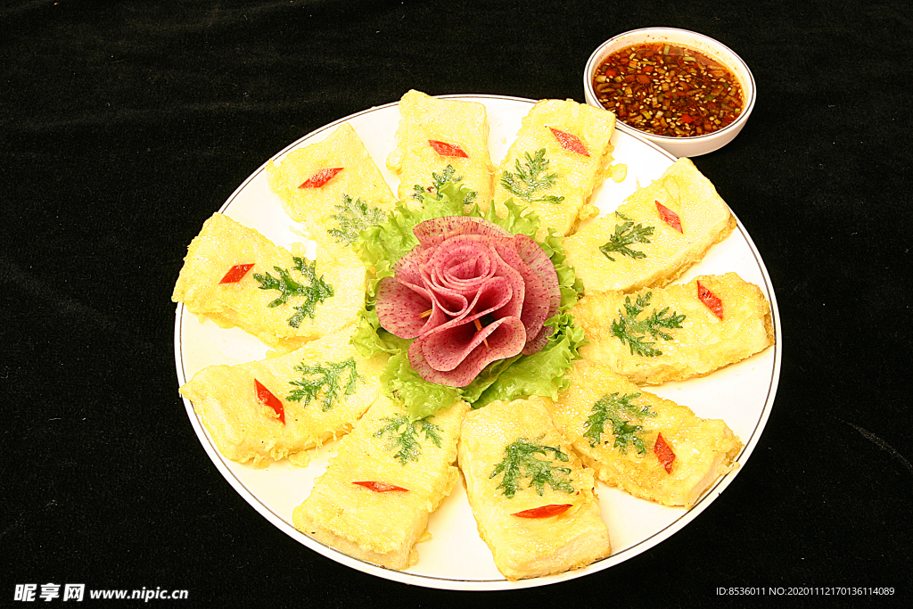 家常菜煎豆腐