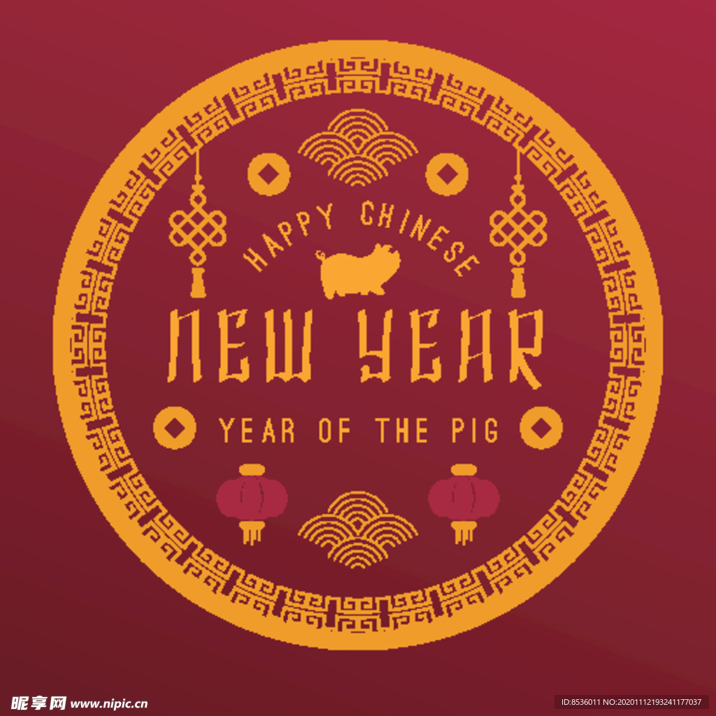 新年海报模板