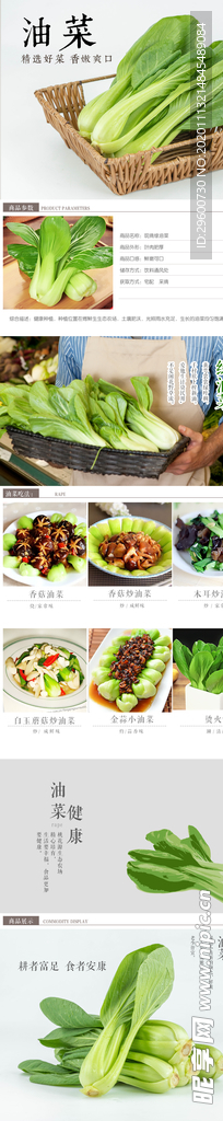 油菜详情页