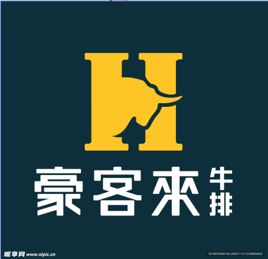 豪客来牛排LOGO矢量图