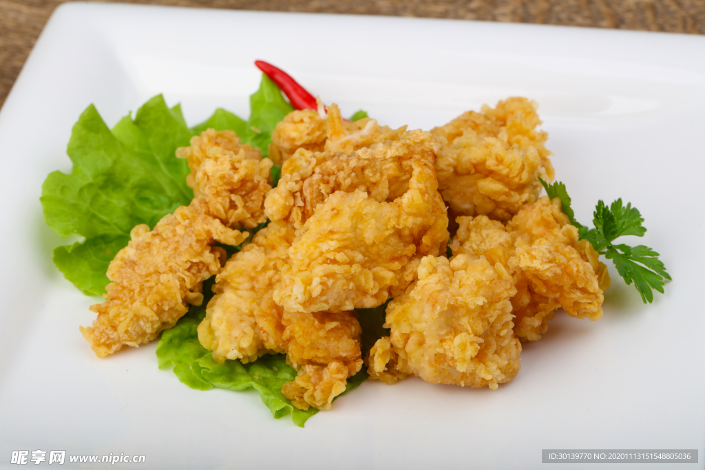 鸡肉油炸