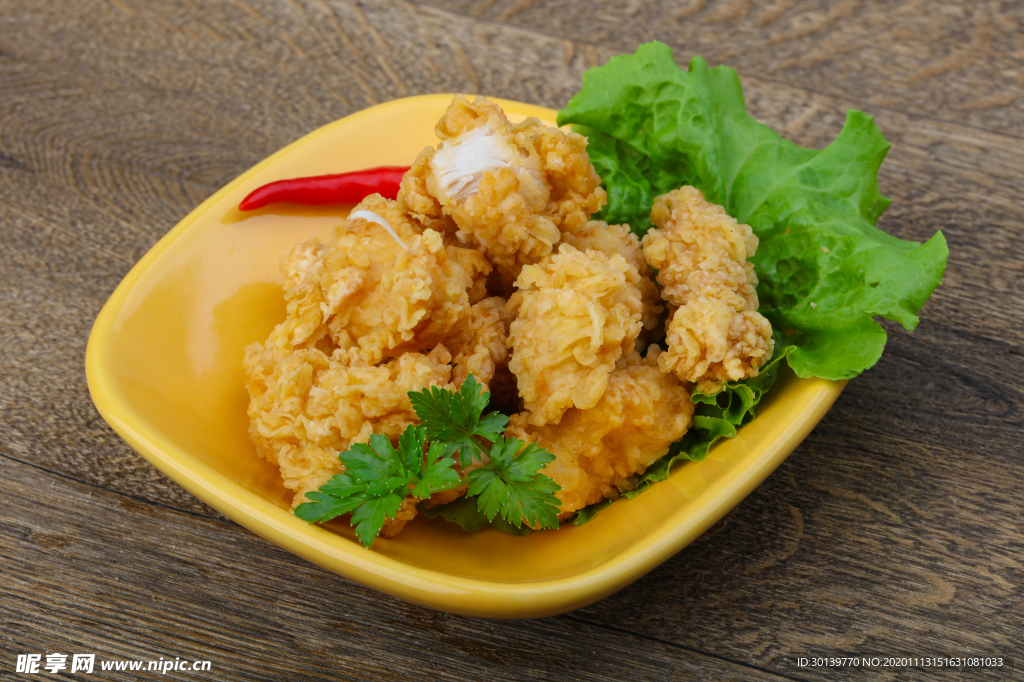 鸡肉油炸