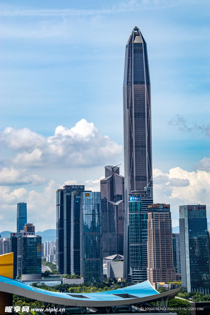 城市高楼建筑背景海报素材