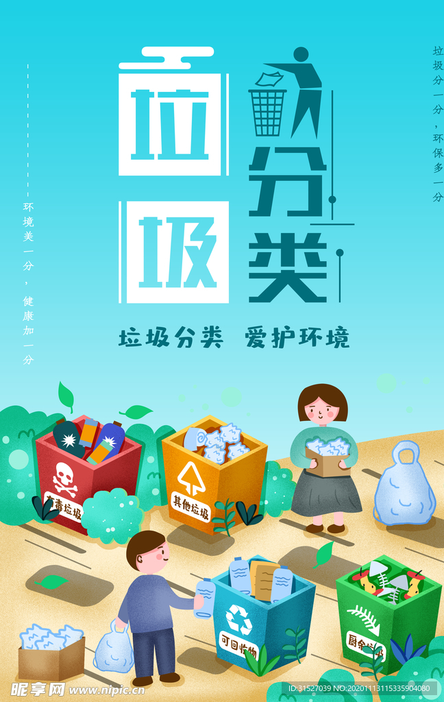 垃圾分类宣传海报