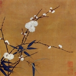 马麟  梅竹图