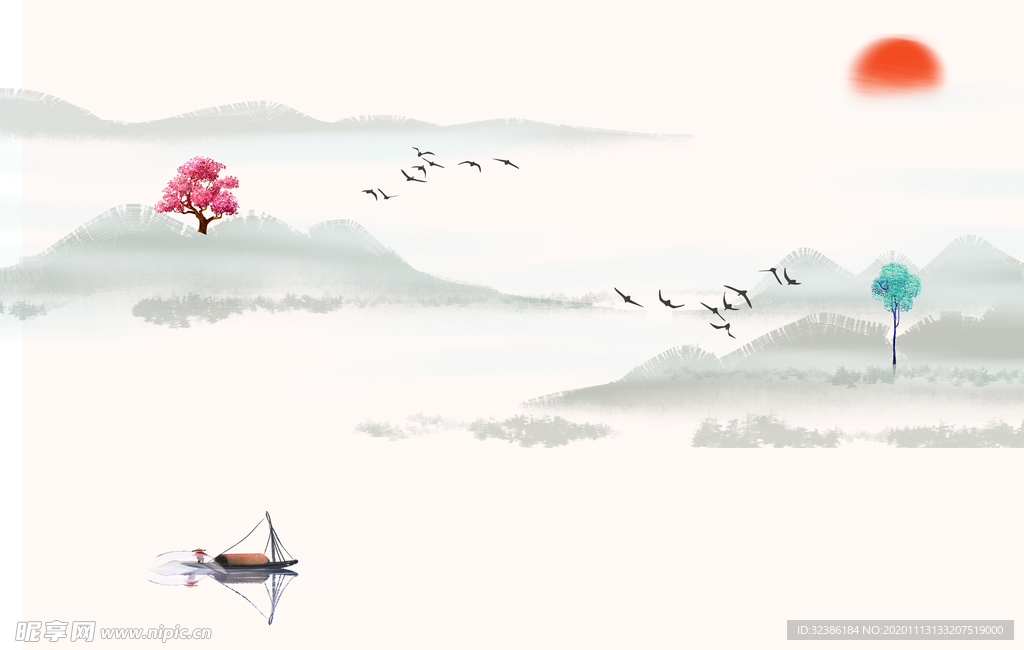 水墨山水