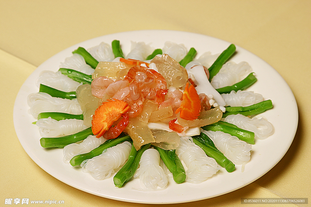 家常菜海鲜扒日本芋丝