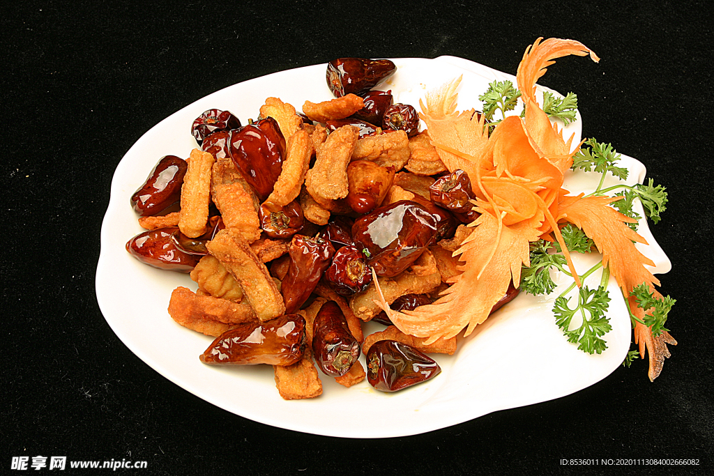 家常菜红椒脆肠