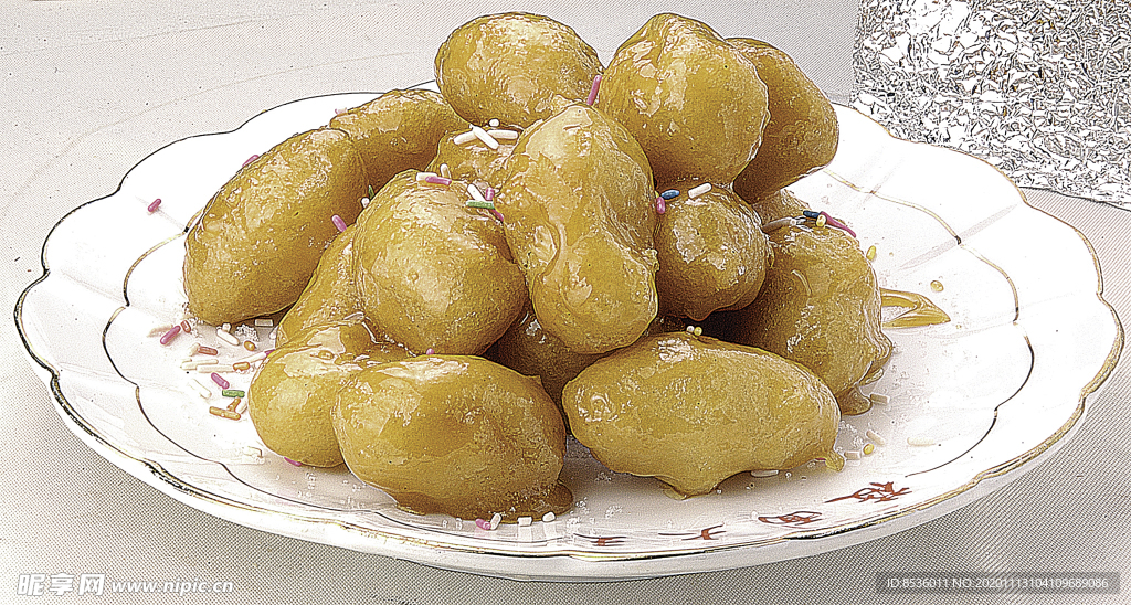 家常菜拔丝鲜奶